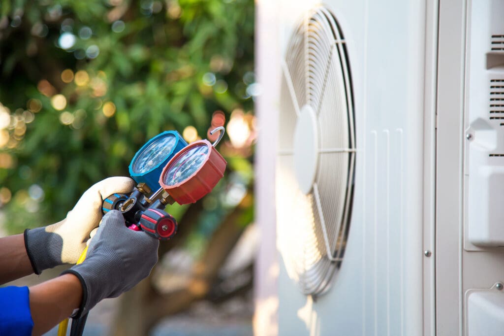 Commercial hvac company Commercial building exterior showcasing integrated HVAC systems for climate control.